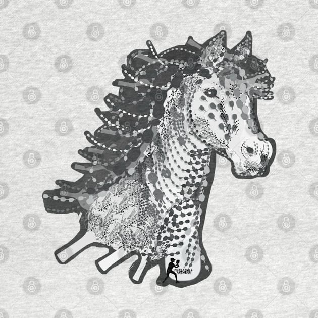 Pickleball HORSE by Pickleball ARTwear by Pickleball ARTwear 